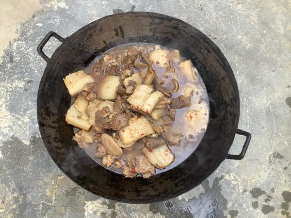 冬日杀猪饭